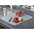 Silicone Dish Quick Bar Drying Dining Table Bath Mat Custom Logo Foldable Kitchen Large Microfiber